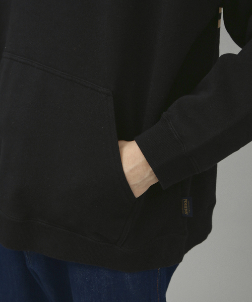 PENDLETON(ペンドルトン)の「【PENDLETON/ペンドルトン 】BACK PRINT Tシャツ / バックプリントフードパーカー(パーカー・メンズ・ネイビー/ホワイト系その他/アイボリー/ブラック・M/L)」の9枚目の写真