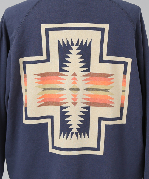 PENDLETON(ペンドルトン)の「【PENDLETON/ペンドルトン 】BACK PRINT Tシャツ / バックプリントフードパーカー(パーカー・メンズ・ネイビー/ホワイト系その他/アイボリー/ブラック・M/L)」の14枚目の写真
