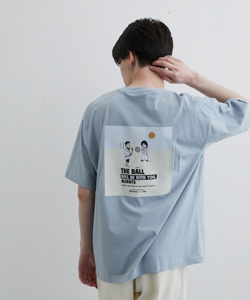 SoccerJunky(サッカージャンキー)の「Soccer Junky / コラボプリントTシャツ(Tシャツ/カットソー・メンズ・ホワイト系その他3/ホワイト/ホワイト系その他/サックスブルー/チャコールグレー/ホワイト系その他4/ホワイト系その他2/ネイビー・M/L/LL)」の21枚目の写真