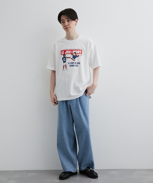SoccerJunky(サッカージャンキー)の「Soccer Junky / コラボプリントTシャツ(Tシャツ/カットソー・メンズ・ホワイト系その他3/ホワイト/ホワイト系その他/サックスブルー/チャコールグレー/ホワイト系その他4/ホワイト系その他2/ネイビー・M/L/LL)」の17枚目の写真