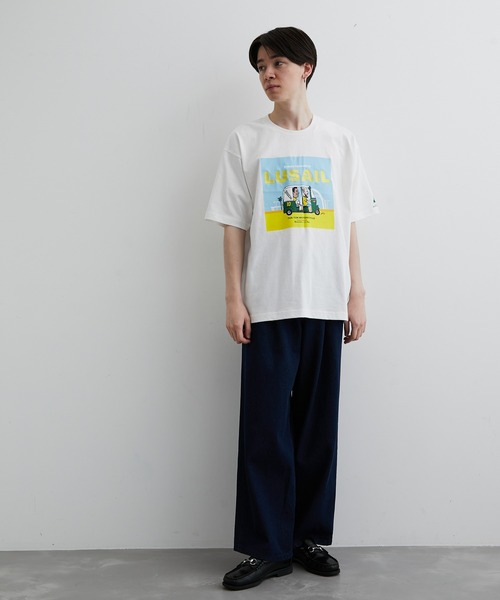 SoccerJunky(サッカージャンキー)の「Soccer Junky / コラボプリントTシャツ(Tシャツ/カットソー・メンズ・ホワイト系その他3/ホワイト/ホワイト系その他/サックスブルー/チャコールグレー/ホワイト系その他4/ホワイト系その他2/ネイビー・M/L/LL)」の12枚目の写真
