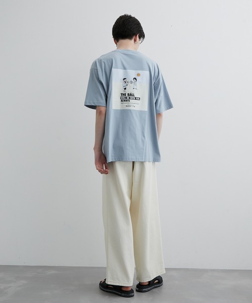 SoccerJunky(サッカージャンキー)の「Soccer Junky / コラボプリントTシャツ(Tシャツ/カットソー・メンズ・ホワイト系その他3/ホワイト/ホワイト系その他/サックスブルー/チャコールグレー/ホワイト系その他4/ホワイト系その他2/ネイビー・M/L/LL)」の18枚目の写真
