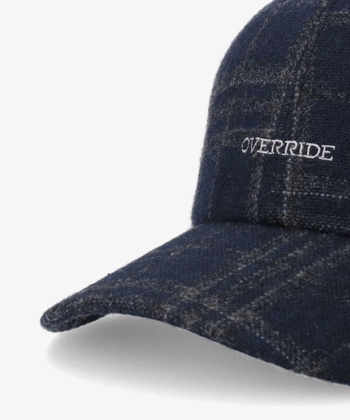 OVERRIDE（オーバーライド）の「OVERRIDE  JAPAN TWEED 6P CAP（キャップ・メンズ・ブルー/ブラック/グレー/ブラウン/ネイビー・57~59cm）」の22枚目の写真