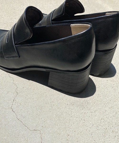 y/m by RIKA（イムバイリカ）の「スクエアトゥーローファー（ローファー・レディース・ブラック・SMALL/LARGE/MEDIUM）」の10枚目の写真