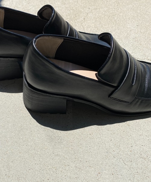 y/m by RIKA（イムバイリカ）の「スクエアトゥーローファー（ローファー・レディース・ブラック・SMALL/LARGE/MEDIUM）」の3枚目の写真