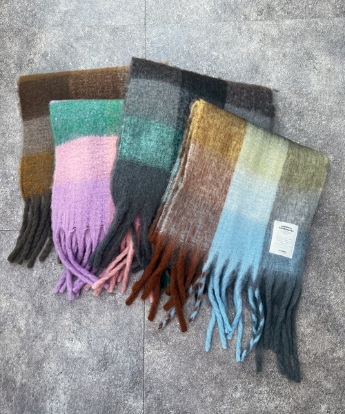 ヴェロニクブランキーノ スーパーロングマフラー ウール WEGO（ウィゴー）の「WEGO/スーパーロングマフラー（マフラー）」 - WEAR