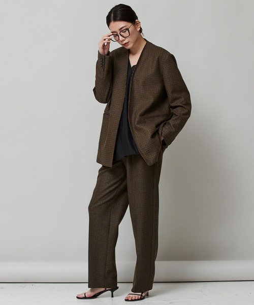 美品Curensology【MANTECO 】マンテコノーカラージャケット Curensology（カレンソロジー）の「Curensology(カレンソロジー)/マン