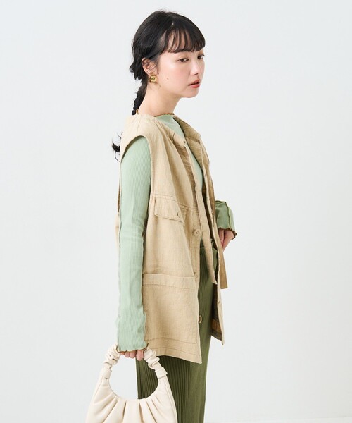 FREAK'S STORE（フリークスストア）の「リボンフラップポケットベスト