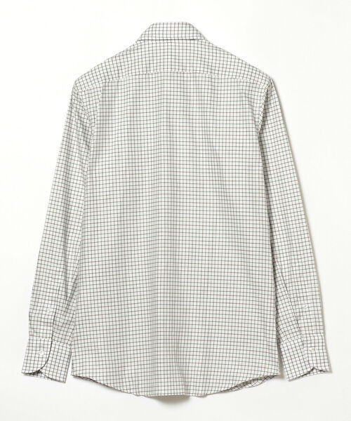 DRAKE'S(ドレイクス)の「【Drake’s BEAMS F / 別注 タッターソール ワイドカラーシャツ】(シャツ/ブラウス・メンズ・ホワイト系その他2・37/40/39/38)」の6枚目の写真