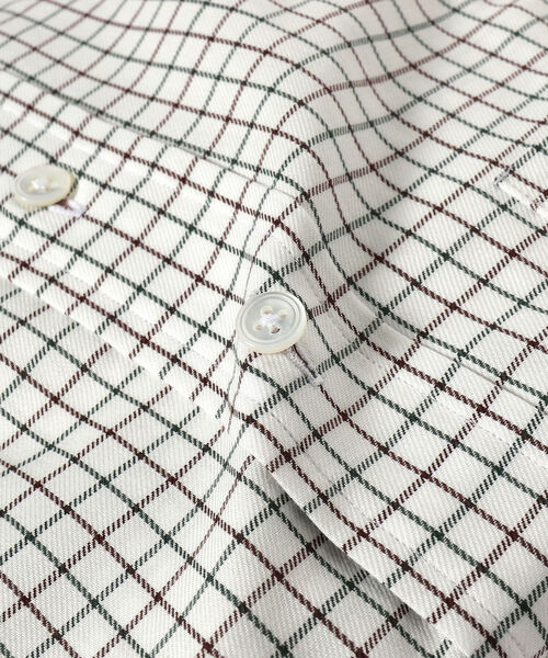 DRAKE'S(ドレイクス)の「【Drake’s BEAMS F / 別注 タッターソール ワイドカラーシャツ】(シャツ/ブラウス・メンズ・ホワイト系その他2・37/40/39/38)」の7枚目の写真