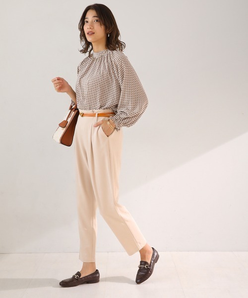 Bou Jeloud（ブージュルード）の「カットスエードテパードパンツ（その他パンツ・レディース・ブラック/アイボリー・FREE）」の12枚目の写真