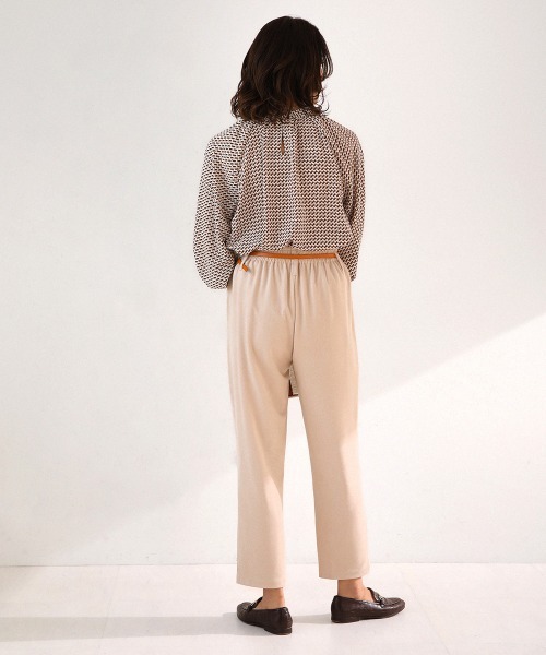 Bou Jeloud（ブージュルード）の「カットスエードテパードパンツ（その他パンツ・レディース・ブラック/アイボリー・FREE）」の14枚目の写真