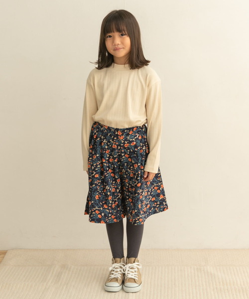 URBAN RESEARCH DOORS（アーバンリサーチドアーズ）の「針抜きリブハイネックカットソー(KIDS)（Tシャツ/カットソー・キッズ・アイボリー/グレー・150/105/135/120）」の7枚目の写真