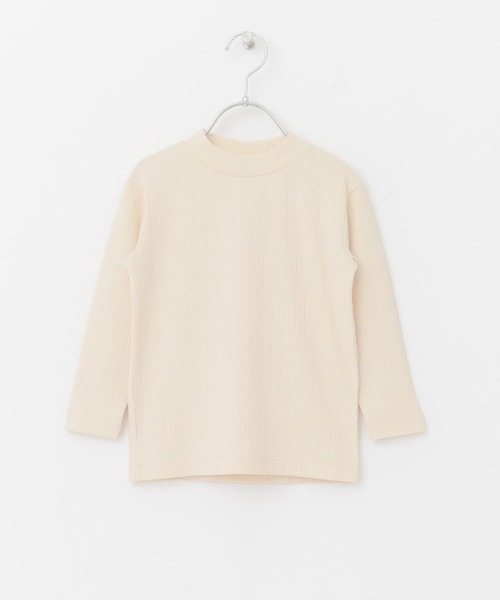 URBAN RESEARCH DOORS（アーバンリサーチドアーズ）の「針抜きリブハイネックカットソー(KIDS)（Tシャツ/カットソー・キッズ・アイボリー/グレー・150/105/135/120）」の13枚目の写真