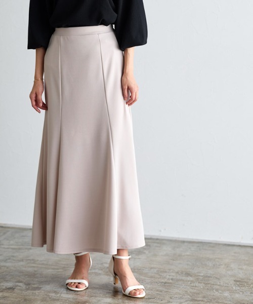 Pierrot(ピエロ)の「ストレッチマーメイドスカート(スカート・レディース・ブラック/モカ/ベージュ系その他/ブルーグリーン/ワイン・M/L/PM)」の3枚目の写真