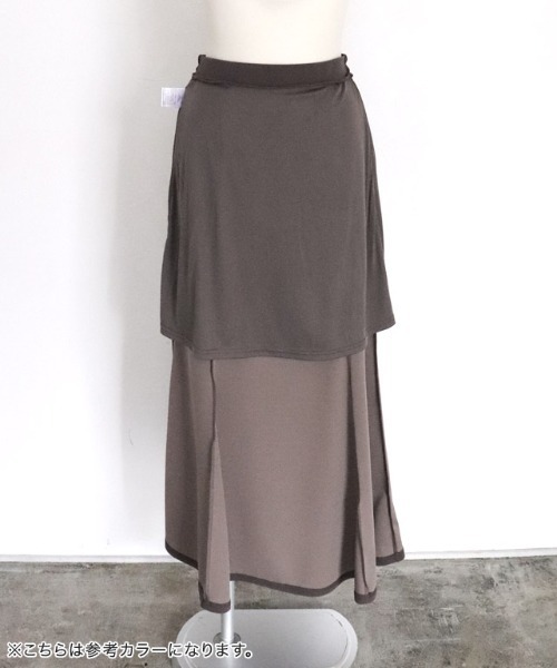 Pierrot(ピエロ)の「ストレッチマーメイドスカート(スカート・レディース・ブラック/モカ/ベージュ系その他/ブルーグリーン/ワイン・M/L/PM)」の22枚目の写真