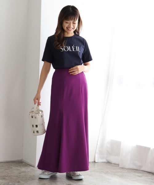 Pierrot(ピエロ)の「ストレッチマーメイドスカート(スカート・レディース・ブラック/モカ/ベージュ系その他/ブルーグリーン/ワイン・M/L/PM)」の9枚目の写真