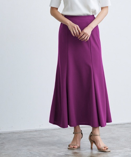 Pierrot(ピエロ)の「ストレッチマーメイドスカート(スカート・レディース・ブラック/モカ/ベージュ系その他/ブルーグリーン/ワイン・M/L/PM)」の10枚目の写真