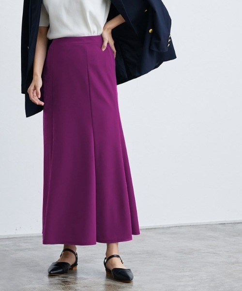 Pierrot(ピエロ)の「ストレッチマーメイドスカート(スカート・レディース・ブラック/モカ/ベージュ系その他/ブルーグリーン/ワイン・M/L/PM)」の13枚目の写真