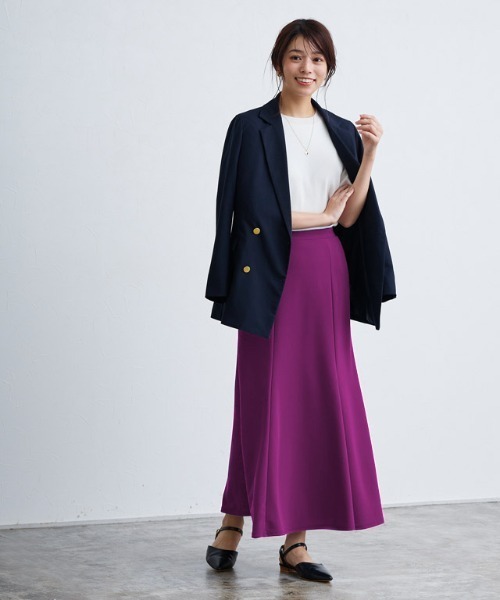 Pierrot(ピエロ)の「ストレッチマーメイドスカート(スカート・レディース・ブラック/モカ/ベージュ系その他/ブルーグリーン/ワイン・M/L/PM)」の14枚目の写真