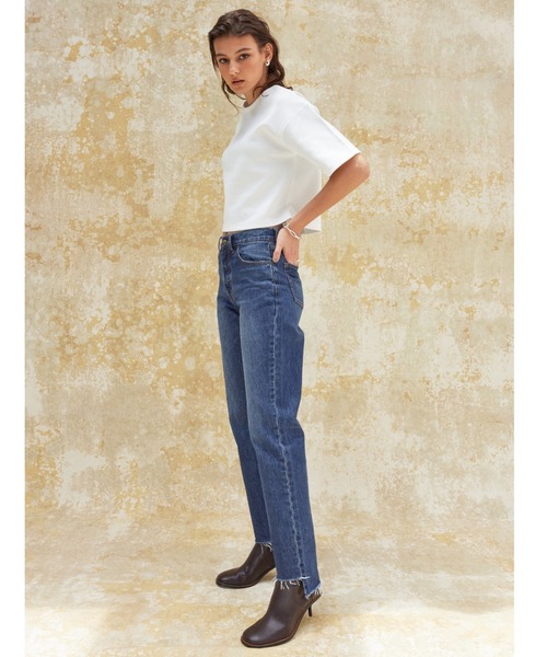 ALEXIA STAM（アリシアスタン）の「Step Hem Denim Pants/ステップヘムデニムパンツ（デニムパンツ・レディース・ブルー/ライトブルー・0/1/2/3）」の11枚目の写真