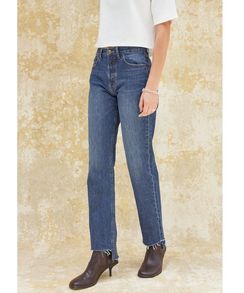 ALEXIA STAM（アリシアスタン）の「Step Hem Denim Pants/ステップヘムデニムパンツ（デニムパンツ・レディース・ブルー/ライトブルー・0/1/2/3）」の13枚目の写真