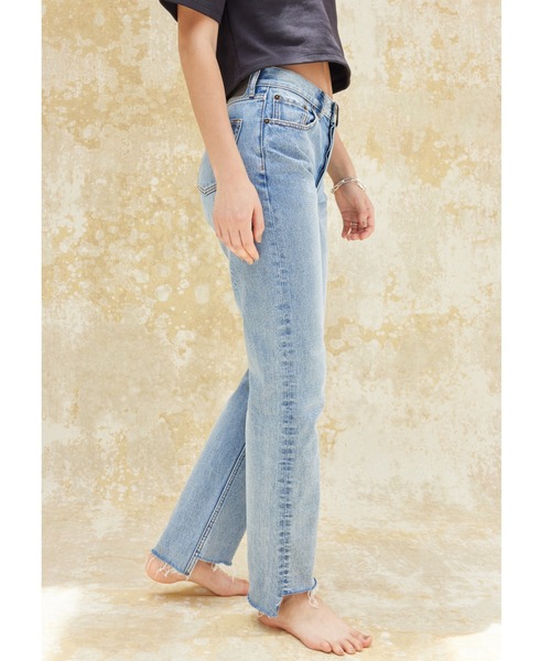 ALEXIA STAM（アリシアスタン）の「Step Hem Denim Pants/ステップヘムデニムパンツ（デニムパンツ・レディース・ブルー/ライトブルー・0/1/2/3）」の8枚目の写真