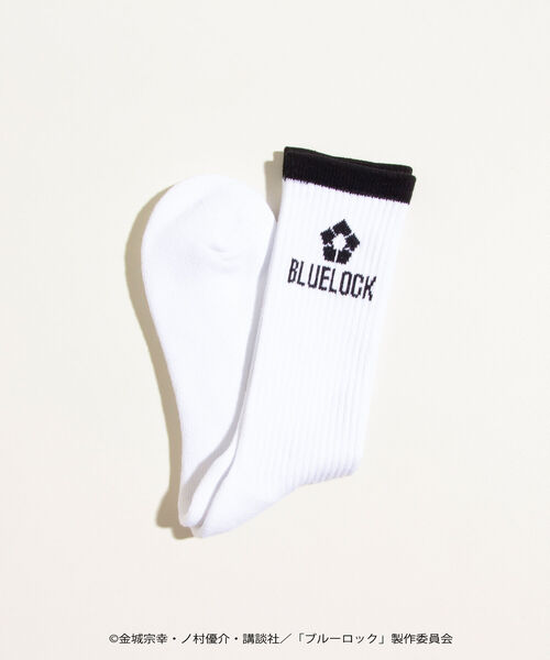 GLOSTER（グロスター）の「【BLUELOCK/ブルーロック】ロゴラインソックス（ソックス/靴下・メンズ・ホワイト系その他/ホワイト系その他2・FREE）」の10枚目の写真