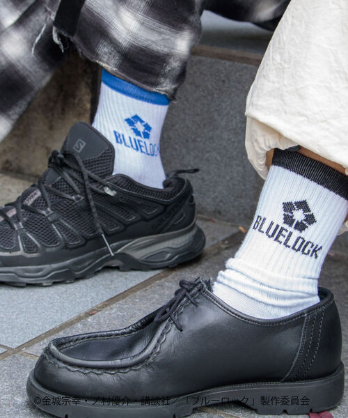 GLOSTER（グロスター）の「【BLUELOCK/ブルーロック】ロゴラインソックス（ソックス/靴下・メンズ・ホワイト系その他/ホワイト系その他2・FREE）」の12枚目の写真