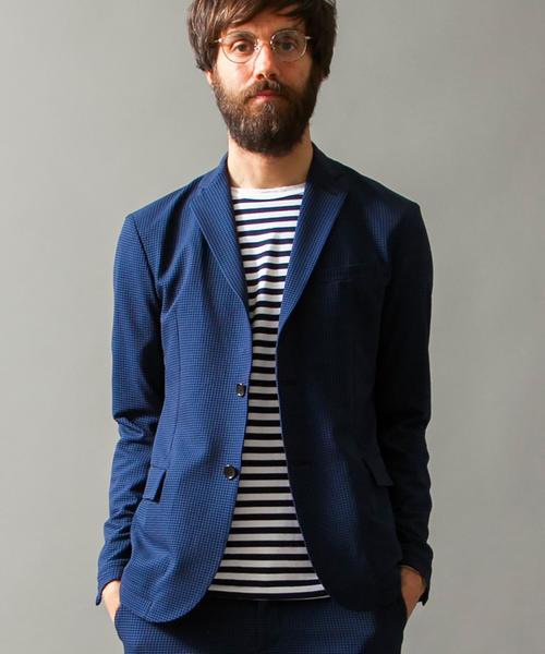 BEAUTY&YOUTH UNITED ARROWS（ビューティーアンドユースユナイテッドアローズ）の「BY ドライ 2ボタン シアサッカージャケット◆（テーラードジャケット・メンズ・ネイビー/その他1/その他2・SMALL/LARGE/MEDIUM/X-LARGE）」の3枚目の写真