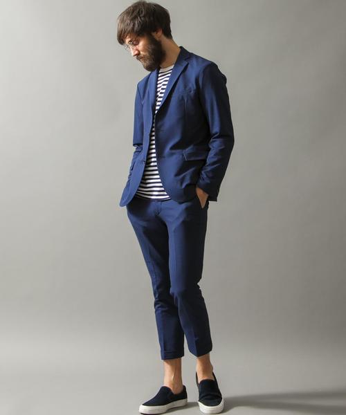 BEAUTY&YOUTH UNITED ARROWS（ビューティーアンドユースユナイテッドアローズ）の「BY ドライ 2ボタン シアサッカージャケット◆（テーラードジャケット・メンズ・ネイビー/その他1/その他2・SMALL/LARGE/MEDIUM/X-LARGE）」の8枚目の写真