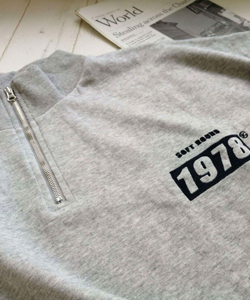 Dalfwin（ダールフィン）の「韓国ファッション1978刺繍ハーフジップ長袖オーバーサイズ裏起毛＆起毛なしスウェット（スウェット・レディース・チャコールグレー/ベージュ/グレー/グレー系その他/ベージュ系その他/グレー系その他2・FREE）」の16枚目の写真