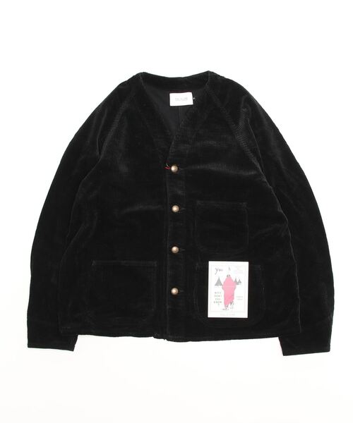 CAL O LINE（キャルオーライン）の「CAL O LINE /キャルオーライン　CORDUROY ENGINEERS JACKET コーデュロイエンジニアーズジャケット（ブルゾン・メンズ・ブラック/ベージュ・M/L/XL）」の2枚目の写真