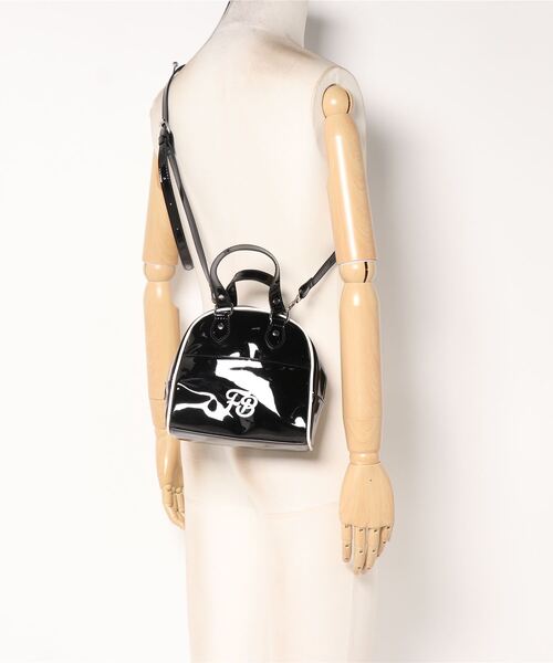 axes femme（アクシーズファム）の「ＦＢエナメルバッグ（ボストンバッグ・レディース・ホワイト/ブラック・FREE）」の13枚目の写真