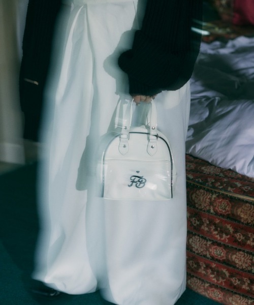 axes femme（アクシーズファム）の「ＦＢエナメルバッグ（ボストンバッグ・レディース・ホワイト/ブラック・FREE）」の5枚目の写真