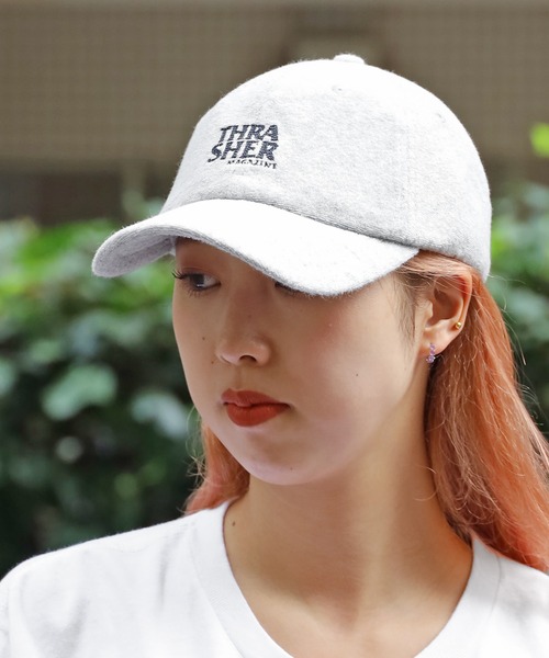 THRASHER(スラッシャー)の「THRASHER/スラッシャー ブランド刺繍 キャップ(キャップ・メンズ・ホワイト/グレー/ブラック・FREE)」の21枚目の写真