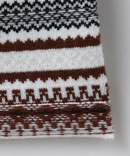 6（ロク）の「＜6(ROKU)＞WOOL CASHMERE FAIRISLE VEST/ベスト（ベスト