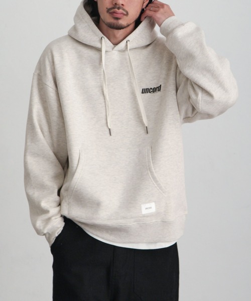 UNCORD(アンコード)の「【UNCORD】LOGO HOODIE/ロゴフーディーパーカー(パーカー・メンズ・ブラック/グレー/ブルー/グリーン/オートミール・MEDIUM/LARGE/X-LARGE)」の17枚目の写真