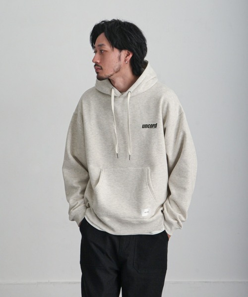 UNCORD(アンコード)の「【UNCORD】LOGO HOODIE/ロゴフーディーパーカー(パーカー・メンズ・ブラック/グレー/ブルー/グリーン/オートミール・MEDIUM/LARGE/X-LARGE)」の8枚目の写真