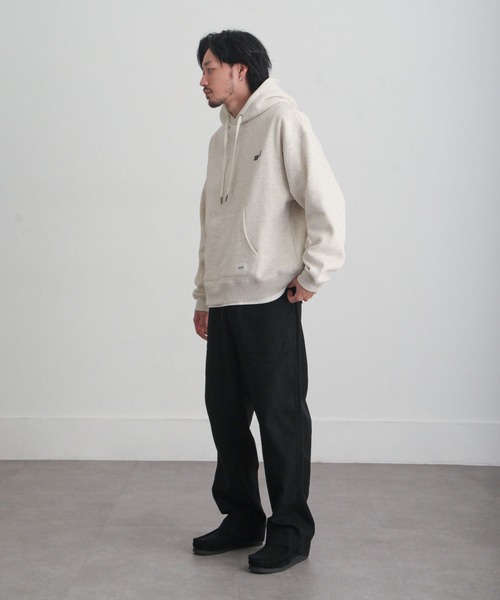 UNCORD(アンコード)の「【UNCORD】LOGO HOODIE/ロゴフーディーパーカー(パーカー・メンズ・ブラック/グレー/ブルー/グリーン/オートミール・MEDIUM/LARGE/X-LARGE)」の13枚目の写真