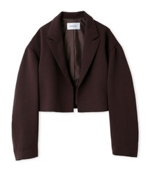 FRAY.I.D ダークグレー クロップドデニムジャケット FRAY I.D（フレイアイディー）の「クロップドGジャン（デニム