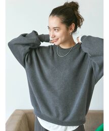 Ungrid | カシミヤ混スムース編みルーズニット(ニット/セーター)