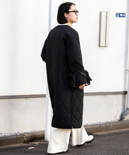 URBAN RESEARCH（アーバンリサーチ）の「『UR TECH』中綿リバーシブルCOAT（その他アウター・レディース・ブラック/グレー系その他・FREE）」の16枚目の写真