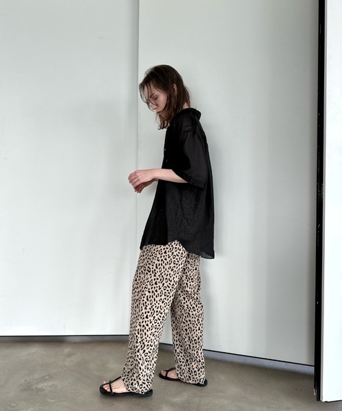 Didot.showroom(ディドット ショールーム)の「【DIDOT.】テーパード柄パンツ(その他パンツ・レディース・ブラウン/ベージュ/ミント/ネイビー・FREE)」の11枚目の写真
