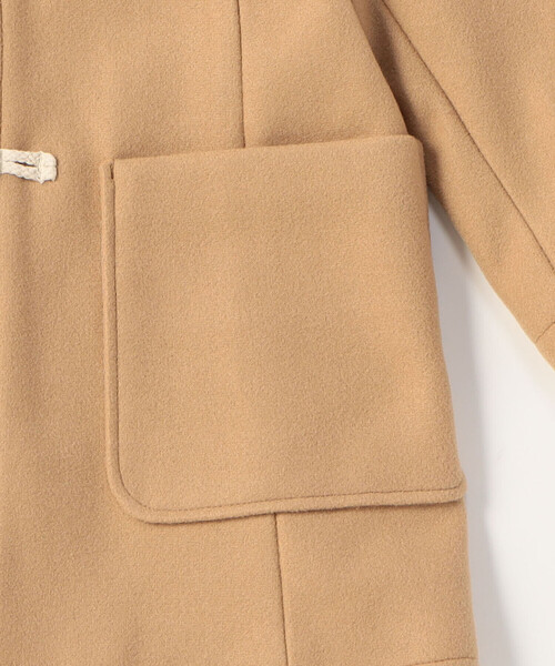 COMME CA ISM（コムサイズム）の「ダッフルコート（M110～120・L120～130）（ダッフルコート・キッズ・キャメル/ネイビー・MEDIUM/LARGE）」の9枚目の写真