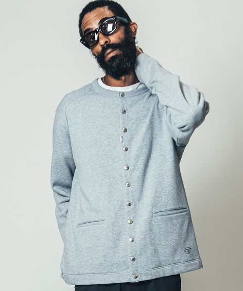 CRIMIE（クライミー）の「RIDERS SWEAT CARDIGAN / ライダース スウェット カーディガン（カーディガン/ボレロ・メンズ・グレー/ブラック・XXL/M/XL/L/S）」の22枚目の写真