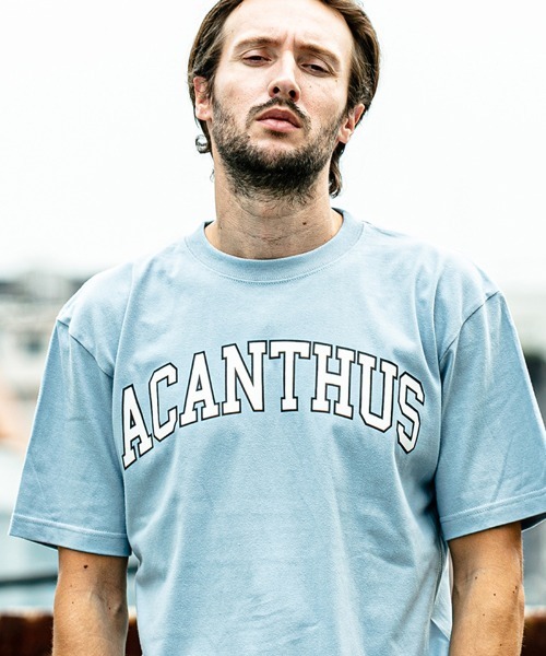 ACANTHUS(アカンサス)の「mt8109- College Logo Tee Tシャツ(Tシャツ/カットソー・メンズ・ブルー/チャコール/ホワイト/ブラック/ネイビー・L/M/S/XL)」の5枚目の写真