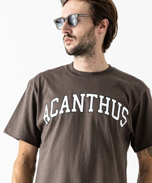ACANTHUS(アカンサス)の「mt8109- College Logo Tee Tシャツ(Tシャツ/カットソー・メンズ・ブルー/チャコール/ホワイト/ブラック/ネイビー・L/M/S/XL)」の3枚目の写真