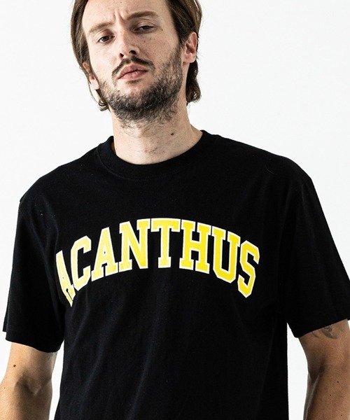 ACANTHUS(アカンサス)の「mt8109- College Logo Tee Tシャツ(Tシャツ/カットソー・メンズ・ブルー/チャコール/ホワイト/ブラック/ネイビー・L/M/S/XL)」の2枚目の写真