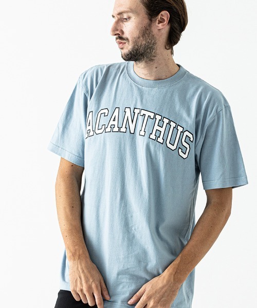 ACANTHUS(アカンサス)の「mt8109- College Logo Tee Tシャツ(Tシャツ/カットソー・メンズ・ブルー/チャコール/ホワイト/ブラック/ネイビー・L/M/S/XL)」の10枚目の写真